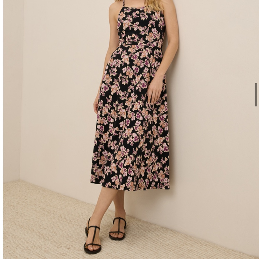 Pact Fit & Flare Midi Dress